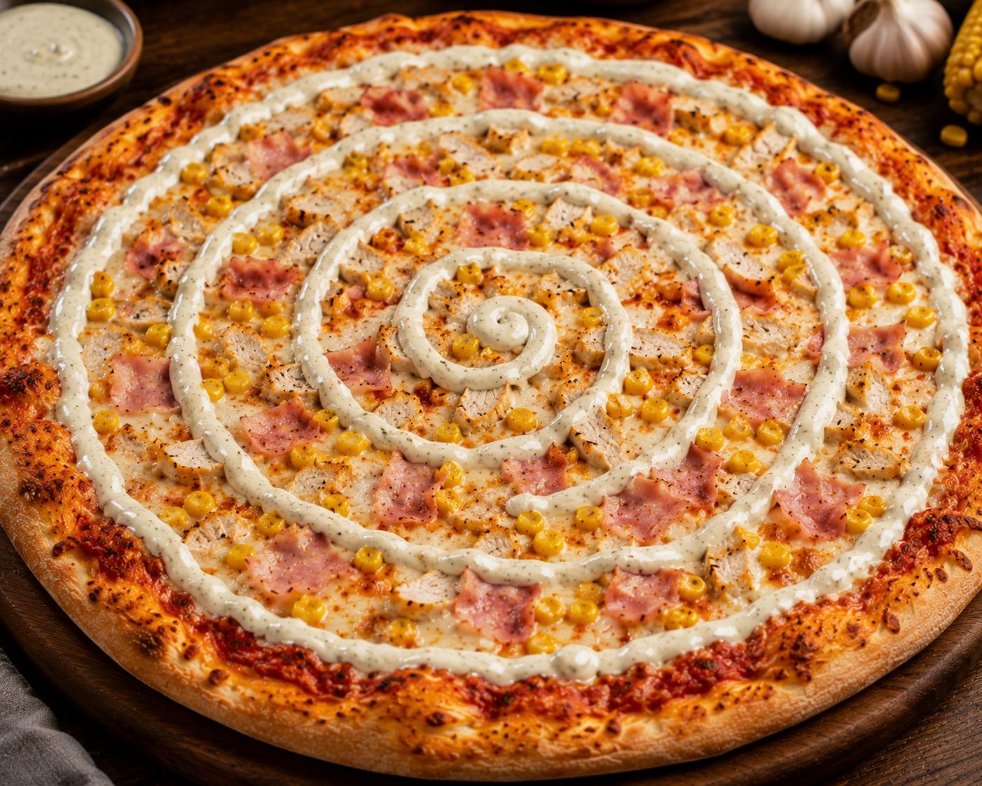 Csirkés pizza