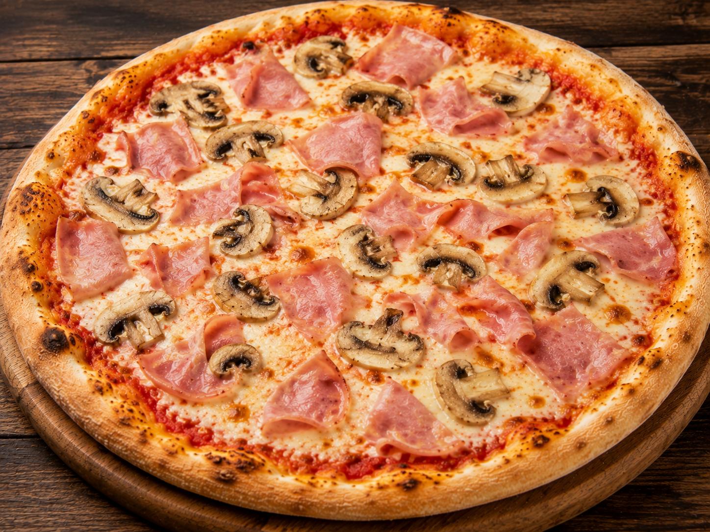 Prosciutto e funghi